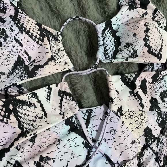 CHYRII Women's Sexy Cutout Lace Up Backless High Cut One Piece Swimsuit Monokini - Picture 6 of 13